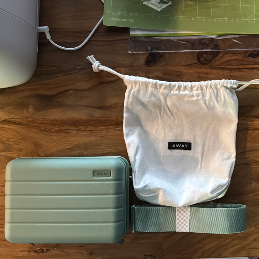 Away Mint Green Mini Suitcase